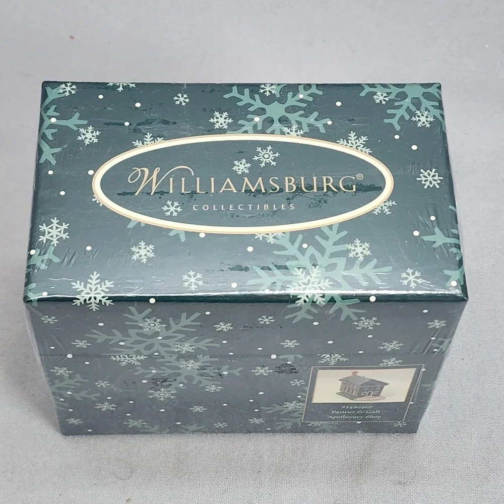 Lang & Wise Colonial Williamsburg - Pasteur & Galt Apothecary Shop Sealed in Box